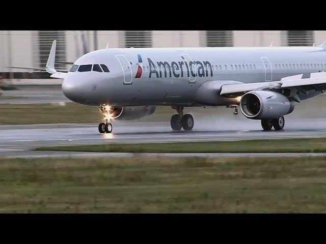 First Sharklets Airbus A321 for American Airlines - First Landing at (XFW) Hamburg-Finkenwerder