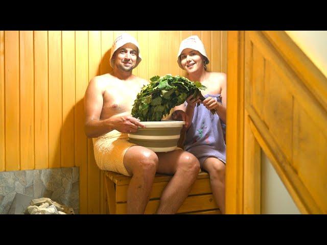 Our Russian Bathhouse | We went to the Market for Vegetables and Fruits| Russian Village Life