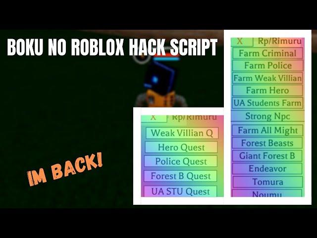 (ROBLOX) BOKU NO ROBLOX HACK SCRIPT 2020