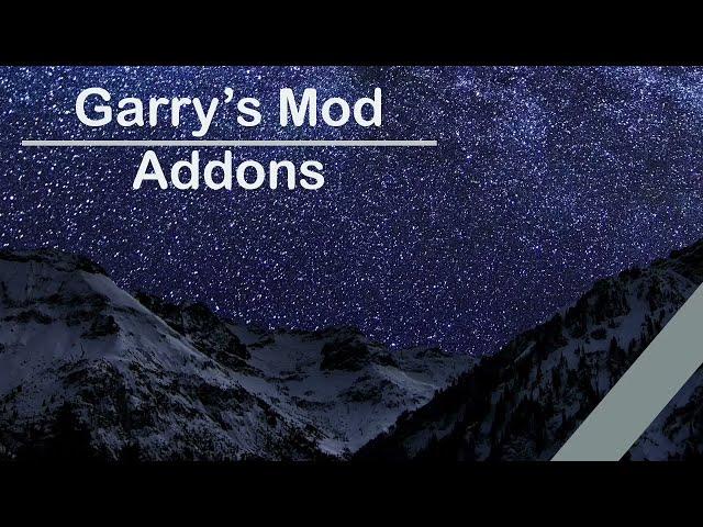 How To Install Addons To A Gmod Server