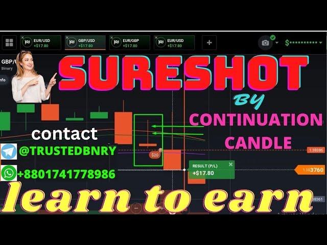 continuation strategy 99.99% sureshot of binary option trading iq option platform_TRUSTED BINARY