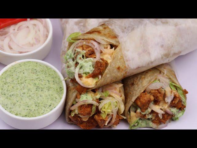 Chicken Tikka Paratha Roll By Recipes of the World