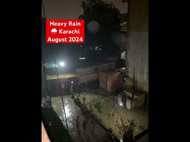 Heavy Rain in Karachi, Karachi Rain #short #shorts