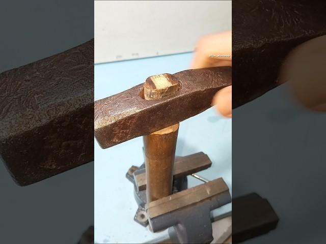 Amazing hammer handle making technique that you've probably never seen #shorts #diy #tips #tools