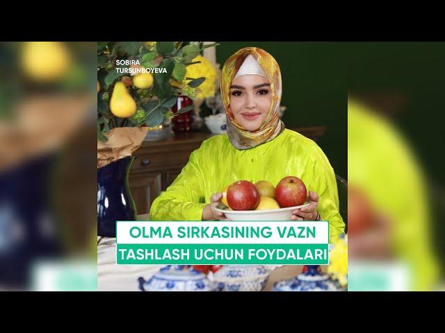 Olma sirkasining Vazn tashlash uchun foydalari