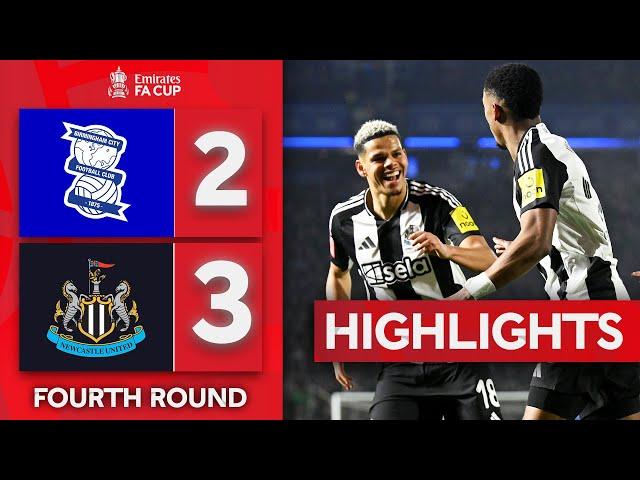 Newcastle Survive FA Cup Thriller! | Birmingham City 2-3 Newcastle United | Emirates FA Cup 2024-25