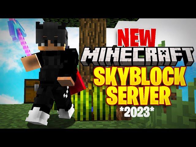 THE *BEST* NEW MINECRAFT SKYBLOCK SERVER IN 2024! | 1.20.1+ | New Minecraft Skyblock Servers