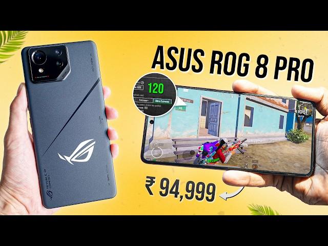 ASUS ROG 8 Pro BGMI Test with FPS! 