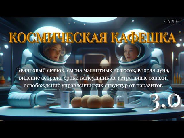 #179 КОСМИЧЕСКАЯ КАФЕШКА. Квантовый скачек, магнитные полюса, вторая луна, астральные запахи. Ч 3.0