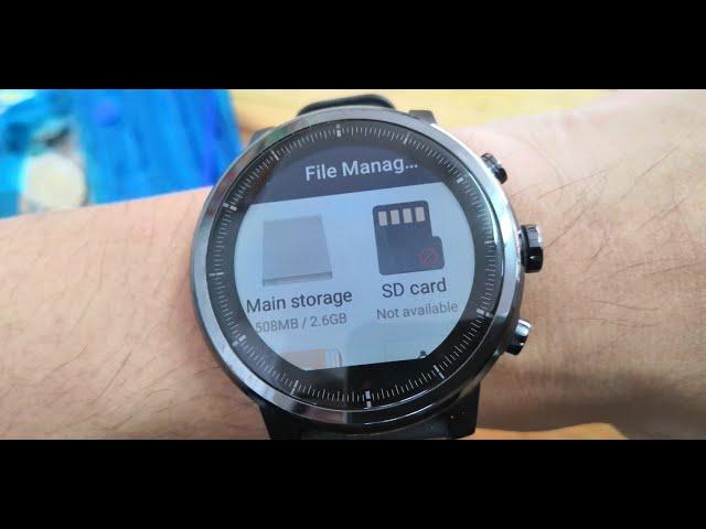 TUTORIAL | Amazfit Stratos Install APK With Wifi