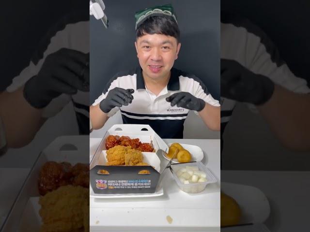 Uzbekcha Mukbang 1-qism. Korea BBQ chicken yeb ko’rdim. Baho bering!