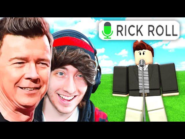 PLAYING ROBLOX WITH RICK ASTLEY