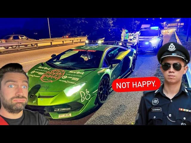 MALAYSIAN POLICE NOT HAPPY WITH LAMBORGHINI FOR THIS!