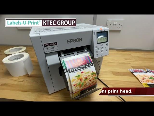 Epson C4000e Colour Label Printer - Labels-U-Print ® - KTEC GROUP UK