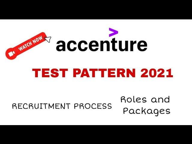Accenture Latest Test Pattern 2021
