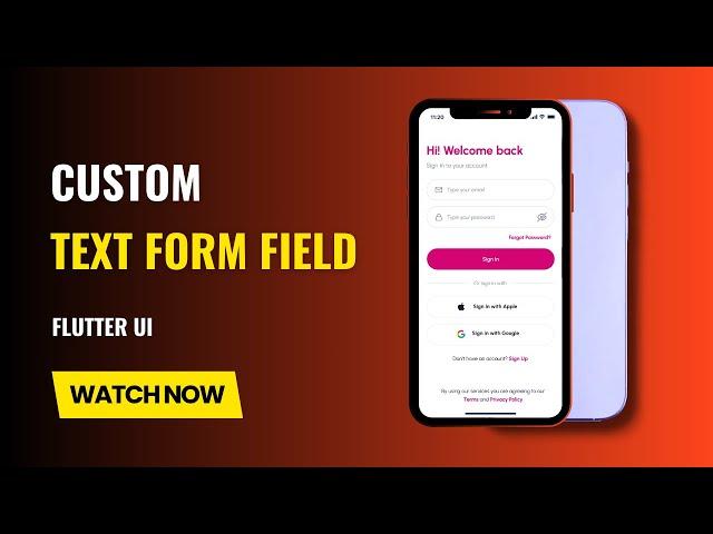 Flutter Custom TextFormField Tutorial: Make Reusable Text Input | Flutter UI Mastery | Codify Design