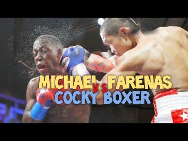 Michael Farenas vs Undefeated Cocky Boxer Mark Davis knockout highlights