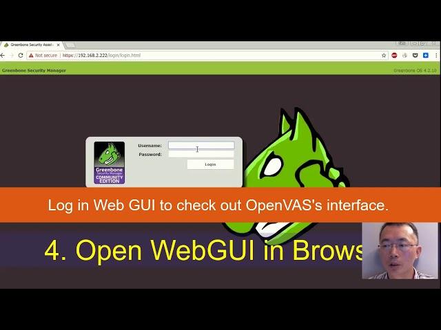 Install and Configure OpenVAS  - GreenBone Virtual Appliance
