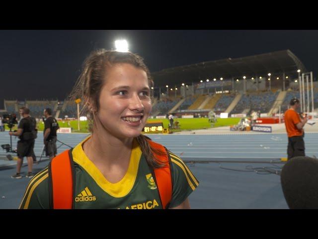 IAAF WU20 Championships Bydgoszcz 2016 Javelin Throw Final Women Silver Jo Ane VAN DYK RSA