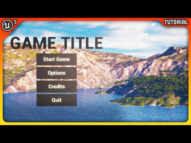 Unreal Engine 5: 3D Main Menu Tutorial