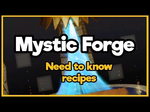 Guild Wars 2  - Mystic Forge - Need to know recipes!