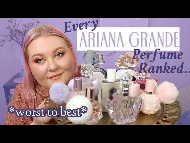 Ranking EVERY Ariana Grande Perfume from Worst to Best! Cloud, R.E.M. Thank U Next, Moonlight, Ari..