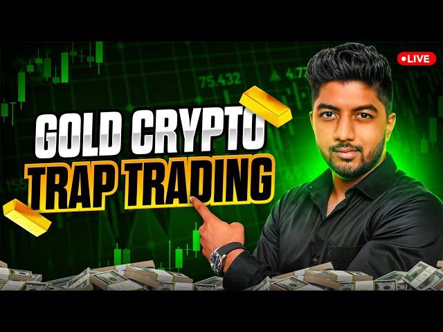 3 Oct | Live Market Analysis for Gold and Crypto | Trap Trading Live