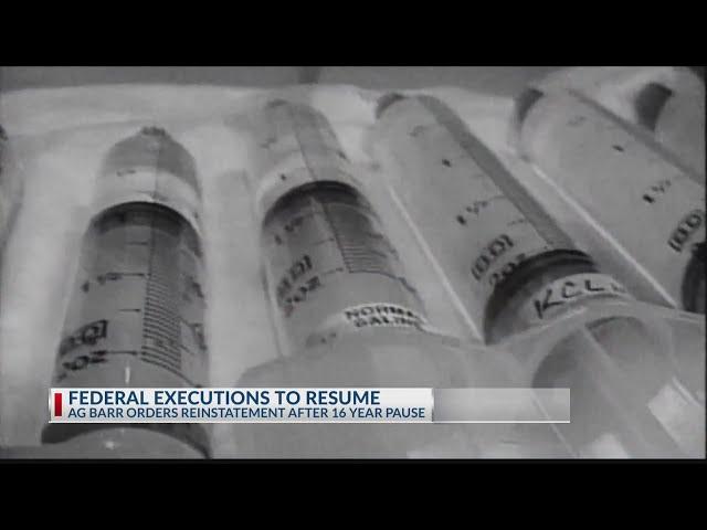 U.S. federal government resumes executions