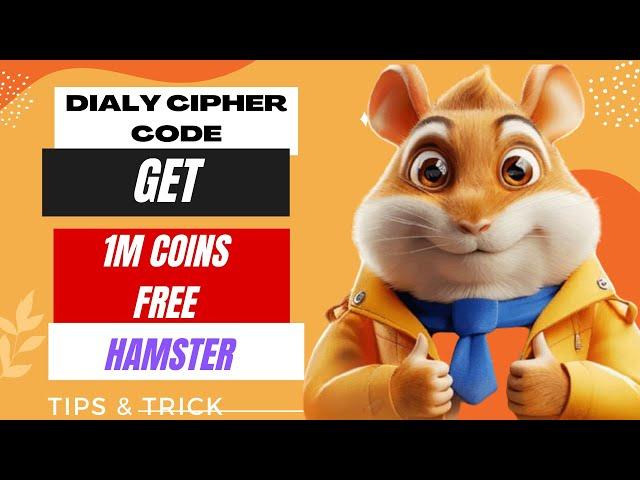 Hamster Kombat Daily Cipher Code Today 24 July 2024 | How To Get 1M Coins Free On Hamster Kombat |