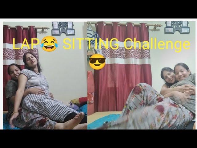 Lap sitting challenge  funny  challenge// with mom and daughter#funnyvideo#virals#tending