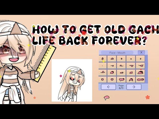 how to get old gacha life back forever! (requested) 100% work (app link in the description)