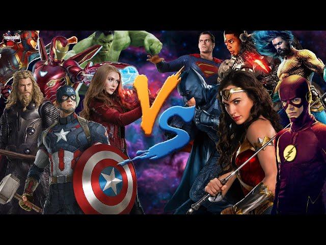 DUELO MORTAL: VINGADORES VS LIGA DA JUSTIÇA (Marvel vs DC) | Multiverso