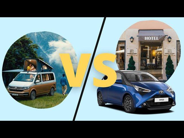 Buying a CAMPER vs SMALL CAR + HOTELS - What is a cheaper way to travel?
