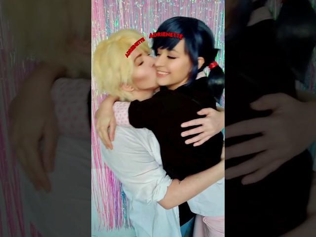 Love Adrienette 🩷 #tiktok #cosplay #miraculous #miraculousladybug #marinette #love #adrienagreste