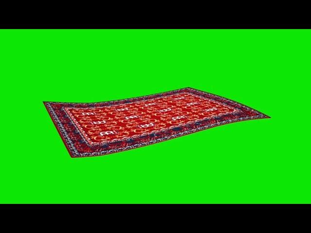 Flying Aladdin carpet green screen (only free for subscriber)