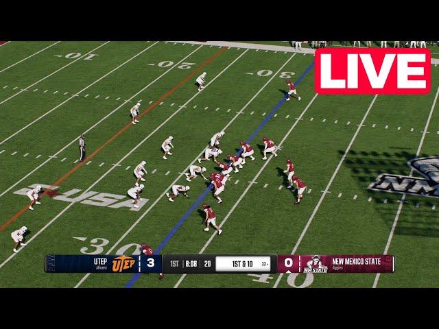 LIVE NOW! UTEP Miners vs New Mexico State Aggies | Week 14 Full Game - 2024 College Football 25