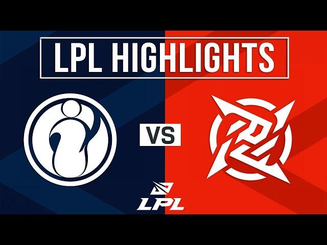 IG vs NIP Highlights ALL GAMES | LPL 2025 Split 2 | Invictus Gaming vs Ninjas in Pyjamas