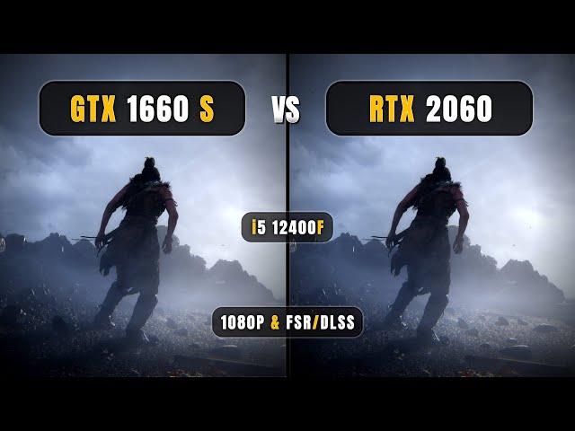 GTX 1660 Super vs RTX 2060 - i5 12400F - 1080p + FSR & DLSS On/Off - Test In 12 Games