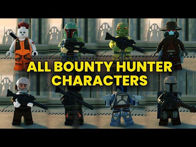 (With Clips) Every BOUNTY HUNTER In Skywalker Saga - Based On Description