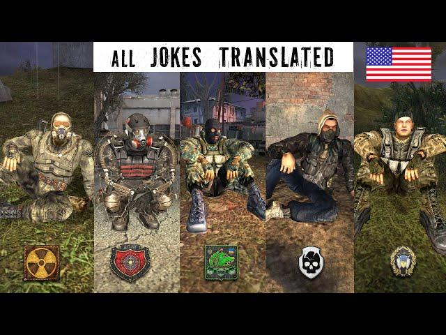 all JOKES translation - STALKER Shadow of Chernobyl