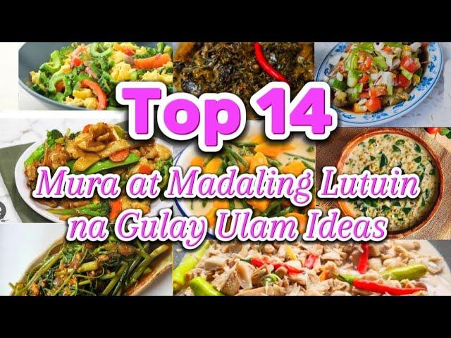 Top 14 Mura at Madaling Lutuin na Gulay Ulam Ideas