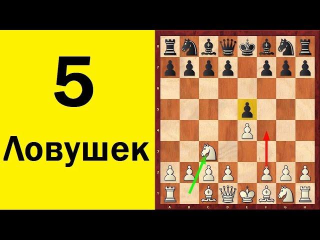 Шахматы. ВЕНСКАЯ ПАРТИЯ. 5 ДЕБЮТНЫХ ЛОВУШЕК. Школа шахмат d4-d5.