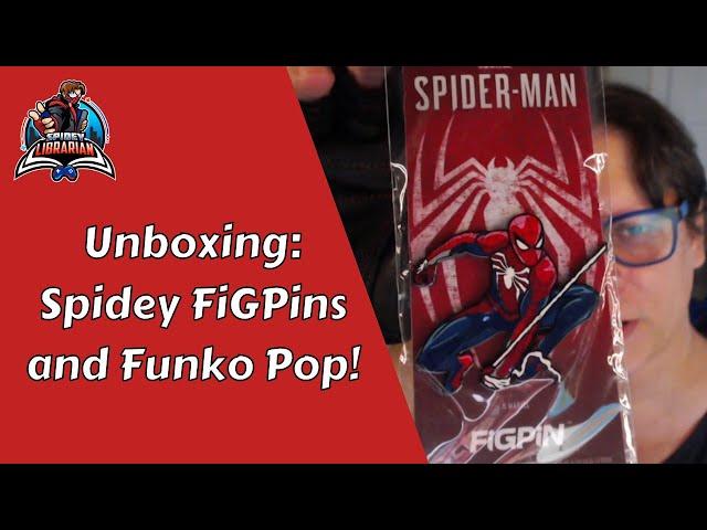 UNBOXING -- Spidey FiGPiN, Funko Pop, and Microphone Arm