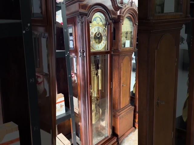 Vintage Sligh Stamford Grandfather Clock (0818-2-AN)