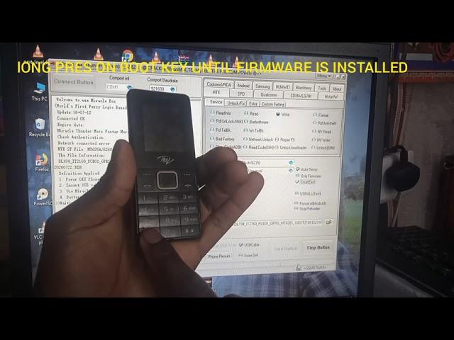 ITEL 2160 PASSWORD UNLOCK,REMOVE PASSWORD USING MIRACLE BOX/FIRMWARE lINK IN DESCRIPTION.