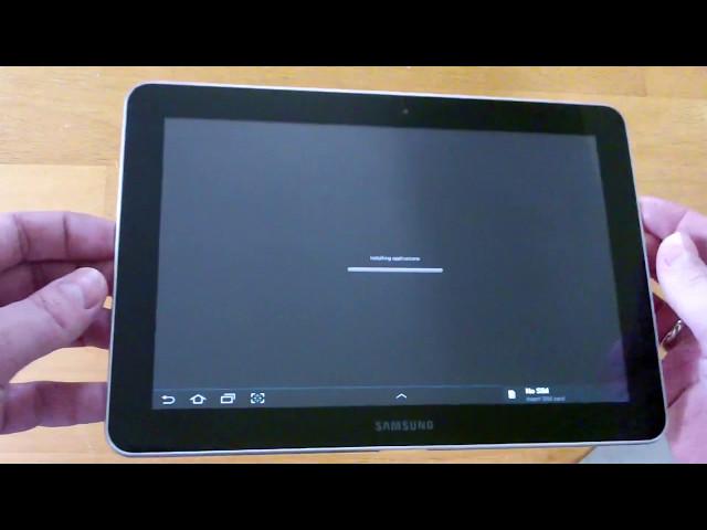 Samsung galaxy | tab 2 10.1" factory reset GT-P7500,GT-P7510 how to