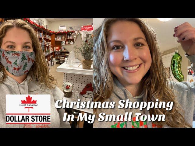 Canadian Dollar Store! Shop With Me & Haul! Christmas Shopping In My Small Town!