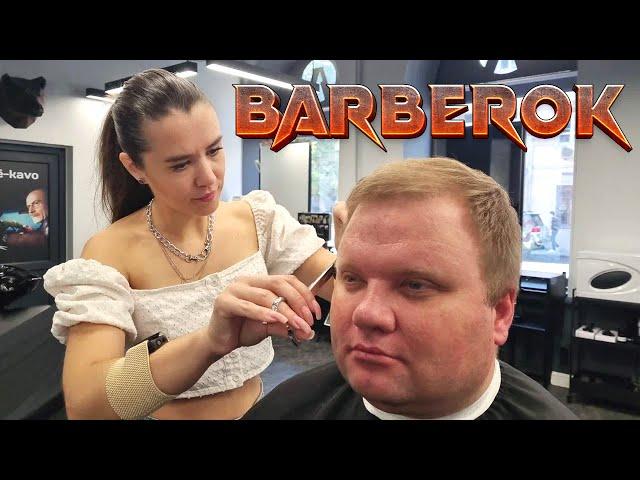 Did you Miss Our Romantic Valentina?  Classical Haircut 69% Scissors! ASMR Lady Barber