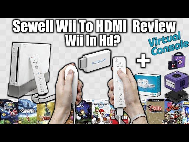 Wii In HD? Sewell Wii 2 HDMI In-depth comparison & review + WiiU & GameCube!