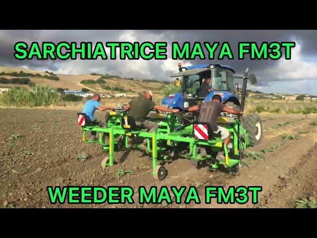 Sarchiatrice MAYA FM3T - diserbo meccanico Inter pianta